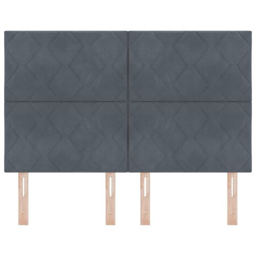 LED глава Тъмен сив 144 см Изкуствена