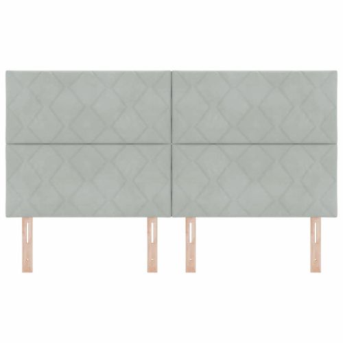 LED глава Светлосиво 180 cm Изкуствена