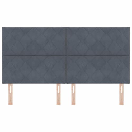 LED глава Тъмен сив 180 cm Изкуствена