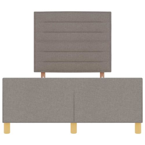 Рамка за легло с таблото Таупе 120 x 200 cm текстил