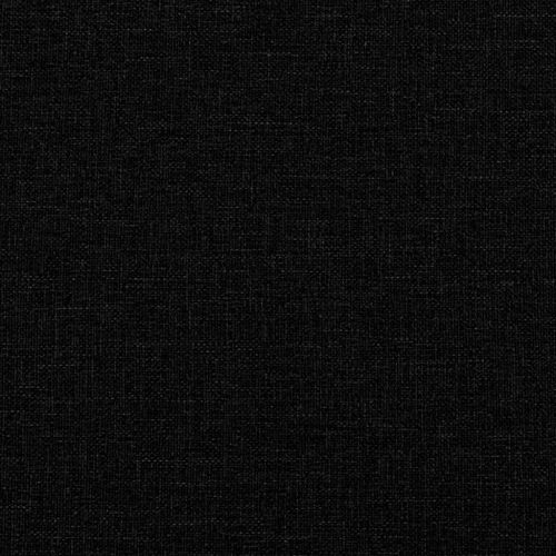 Рамка за легло с таблото Черно 180 x 200 cm текстил