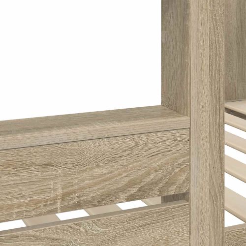 Двуетажно легло за деца Сонома дъб 90 x 200 cm Инженерно дърво