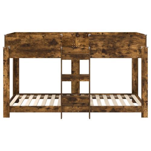 Двуетажно легло за деца Димян дъб 100 x 200 cm Инженерно дърво