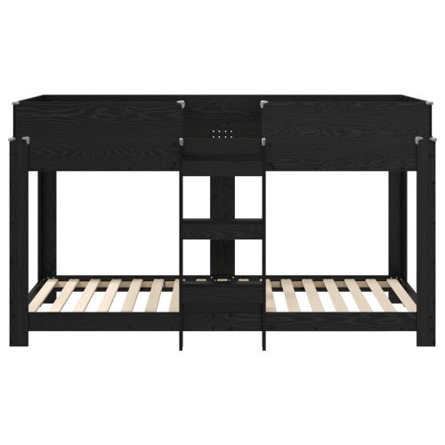 Двуетажно легло за деца Черния дъб 100 x 190 cm Инженерно дърво