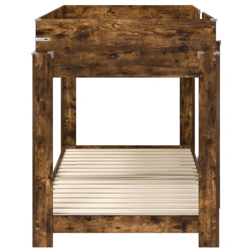 Двуетажно легло за деца Димян дъб 100 x 190 cm Инженерно дърво