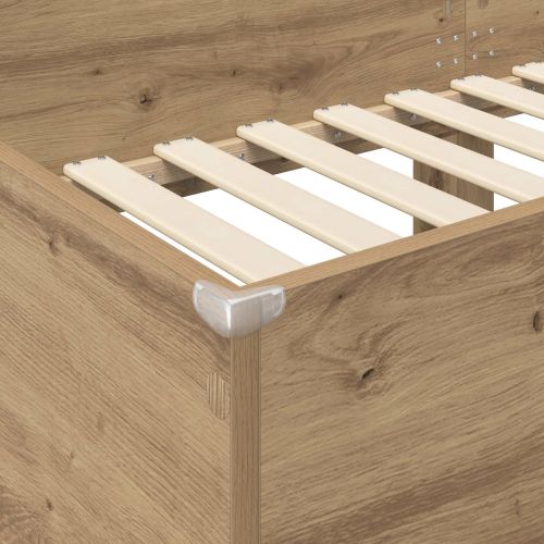 Двуетажно легло за деца Дъб 100 x 190 cm Инженерно дърво