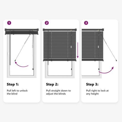 Венецианска щора Регулирума Сребристо сиво 150 x 110 см ПВЦ