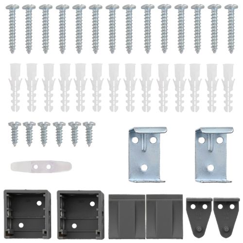 Венецианска щора Регулирума Сребристо сиво 213 x 160 см ПВЦ