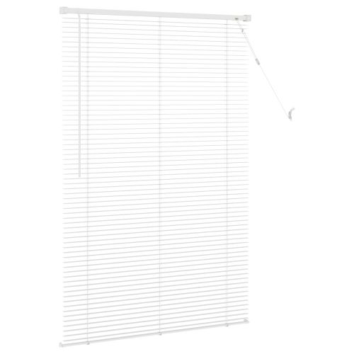Венецианска щора Регулирума Бял 150 x 100 cm ПВЦ