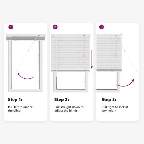 Венецианска щора Регулирума Бял 150 x 110 см ПВЦ