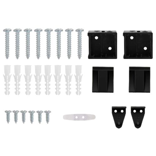 Венецианска щора Регулирума Черен 213 x 40 см ПВЦ