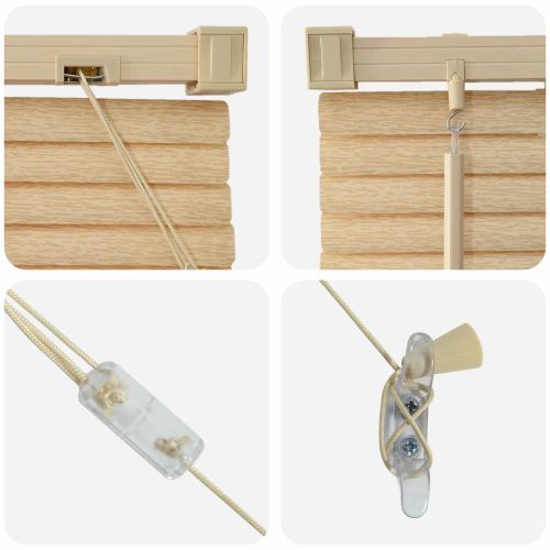 Венецианска щора Светло кафяво с шарка 150 x 60 см ПВЦ