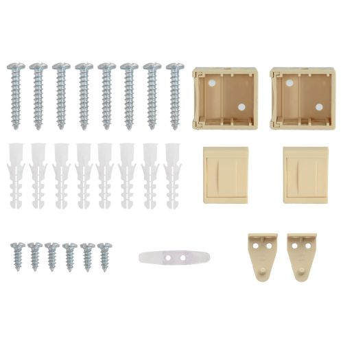 Венецианска щора Светло кафяво с шарка 213 x 80 см ПВЦ