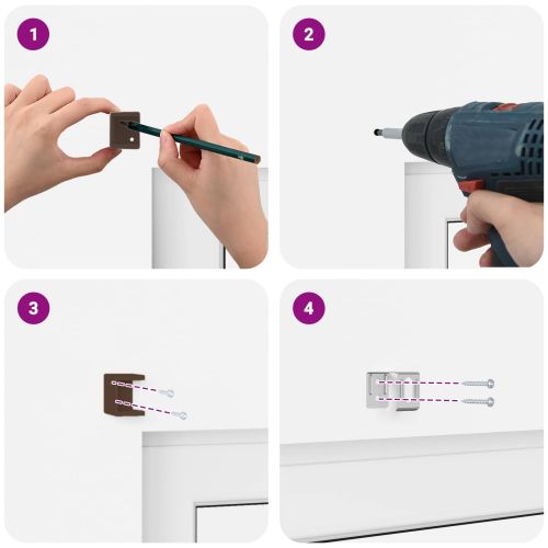 Венецианска щора Тъмно кафяво с шарка 150 x 110 см ПВЦ