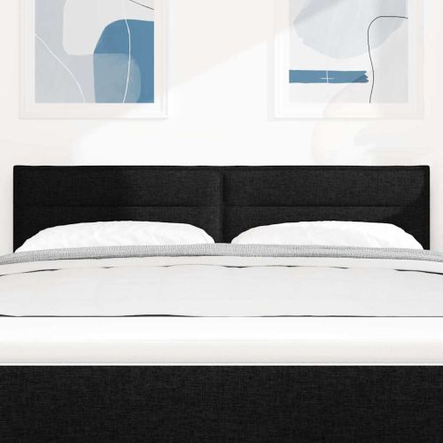 Облегалка за глава с таблото Черно 144 см Изкуствена