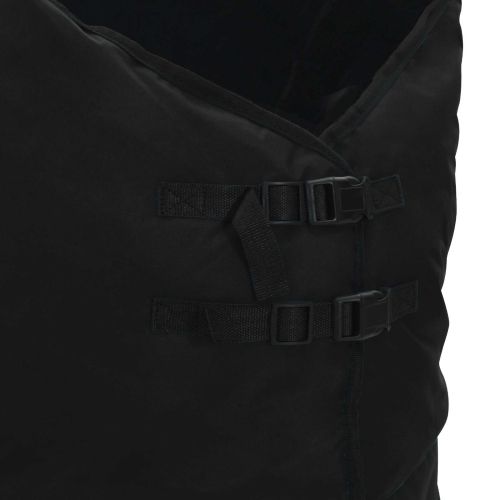 Конско одеяло Тъмен зелен и черен 135 cm Полиестер