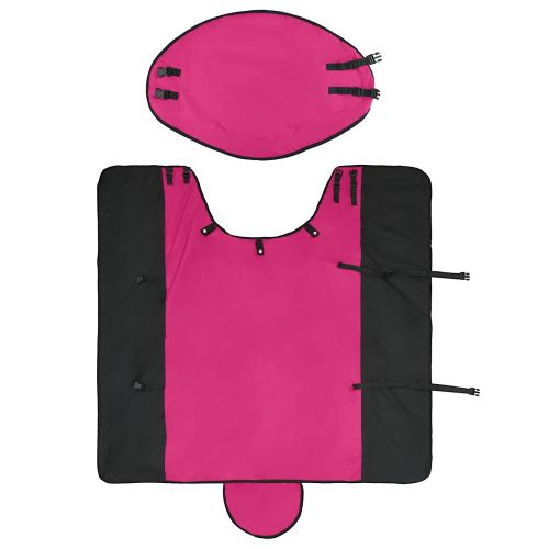 Конско одеяло Розово и черно 95 cm Полиестер