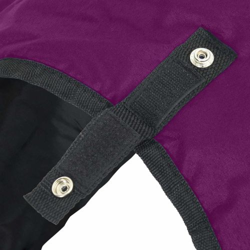 Конско одеяло Тъмен зелен и черен 155 cm Полиестер