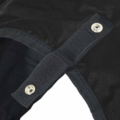 Конско одеяло Тъмен зелен и черен 95 cm Полиестер