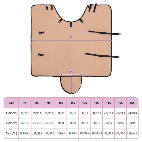 Конско одеяло Капучино 95 cm Полиестер