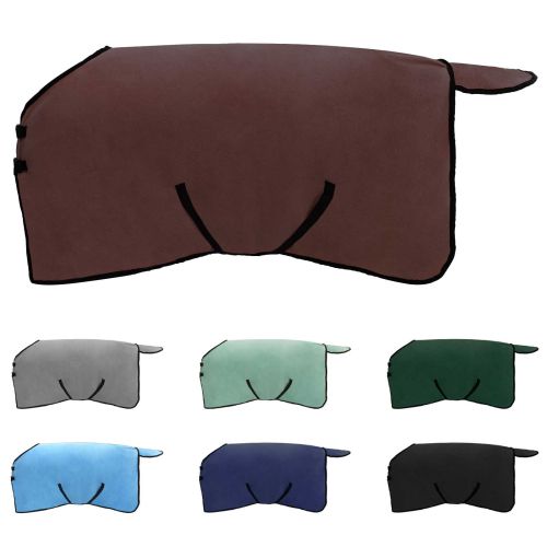 Конско одеяло Пълно тъмно кафяво Полиестер