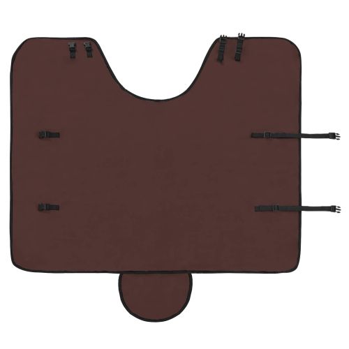 Конско одеяло Пълно тъмно кафяво Полиестер