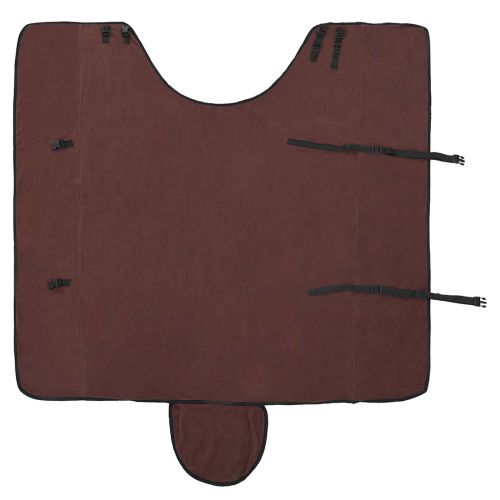Конско одеяло Пълно тъмно кафяво Полиестер