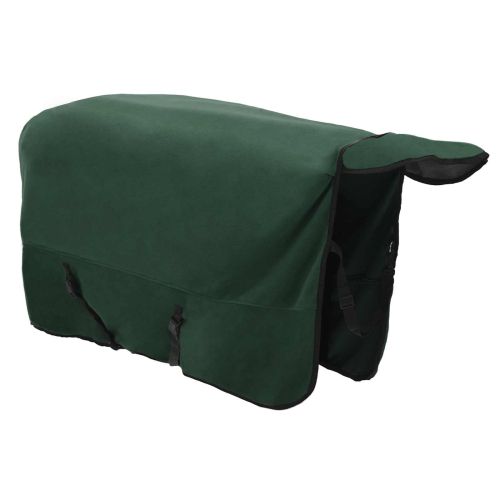 Конско одеяло Пълно тъмно зелено Полиестер