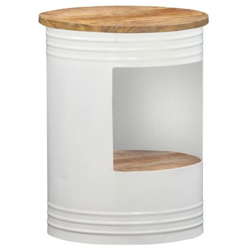 Маса за кафе, 43x55 см, масивно мангово дърво