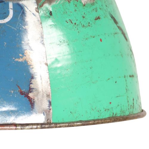 Индустриален винтидж пендел 25 W многоцветен кръгъл 41 см E27