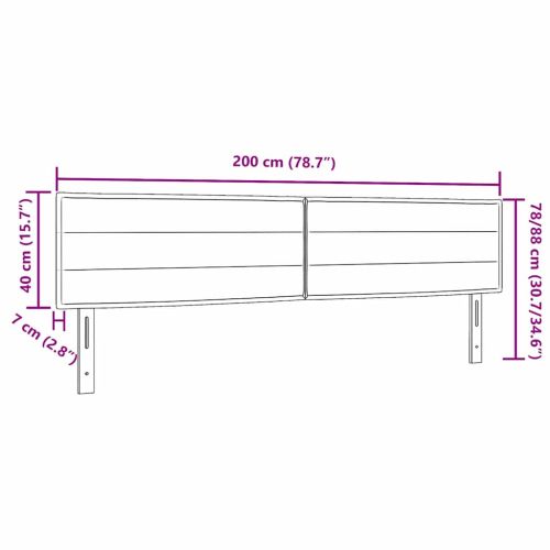 LED глава С LED лентисти светлини Крем 200 cm Полиестер