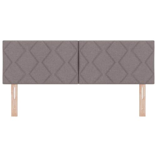 Облегалка за глава Таупе 160 cm текстил