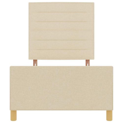 Рамка за легло с таблото Крем 100 x 200 cm текстил