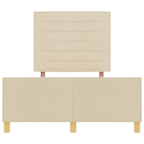 Рамка за легло с таблото Крем 120 x 190 cm текстил