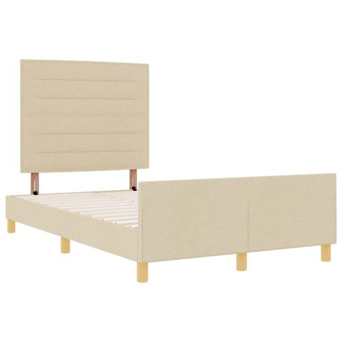 Рамка за легло с таблото Крем 120 x 200 cm текстил