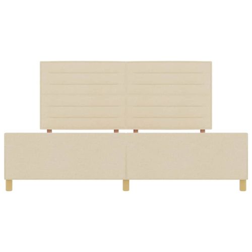 Рамка за легло с таблото Крем 200 x 200 cm текстил