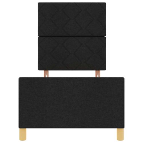 Рамка за легло с таблото Черно 80 x 200 cm текстил