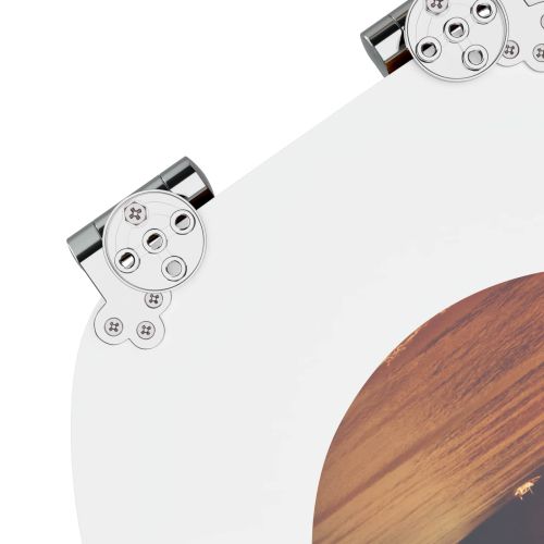 Мека затваряща се тоалетна седалка 2 pcs Оранжево 44 x 38 см