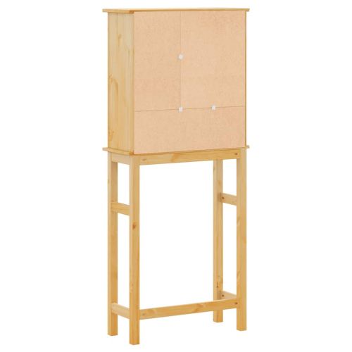 Шкаф за пералня за баня "Corona" масивна борова дървесина