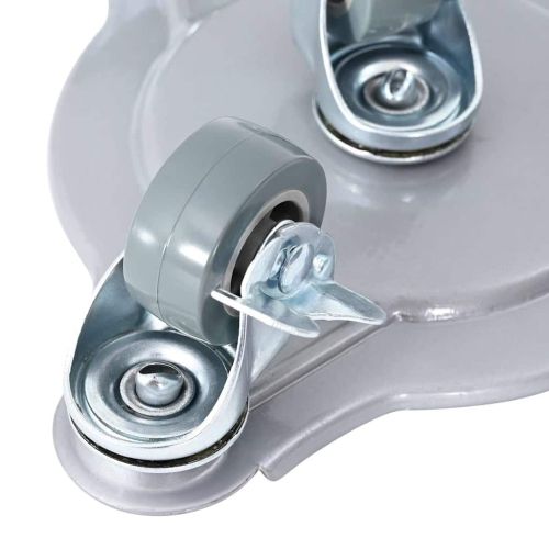 Мебелни колелца 4 бр. с повдигач 19x17,5x6 см стомана 1000 кг