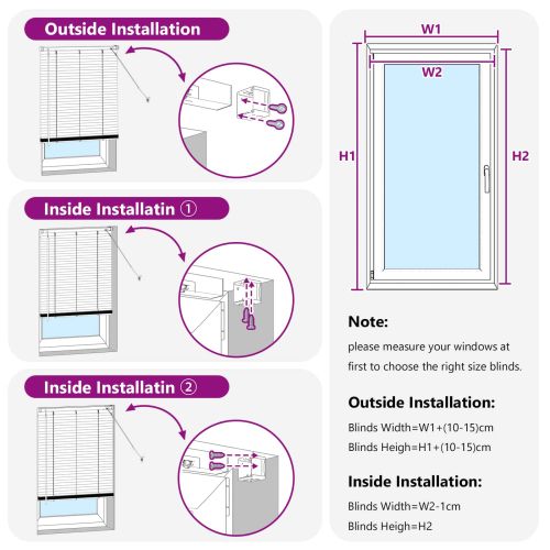 Венецианска щора Регулирума Черен 213 x 100 см ПВЦ