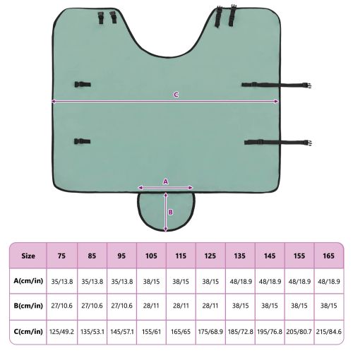 Конско одеяло Специално зелено Полиестер