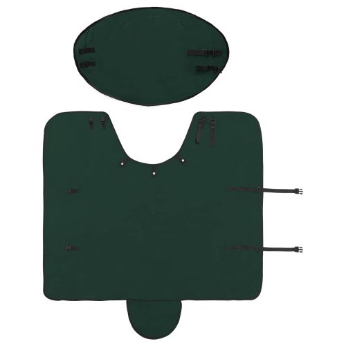 Конско одеяло Пълно тъмно зелено Полиестер