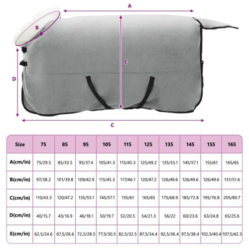 Конско одеяло Пълно тъмно зелено 145 cm Полар флийс