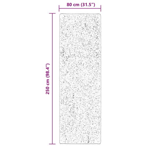 Килими за помещение HUARTE Кафяво 250 x 80 см Полиестер