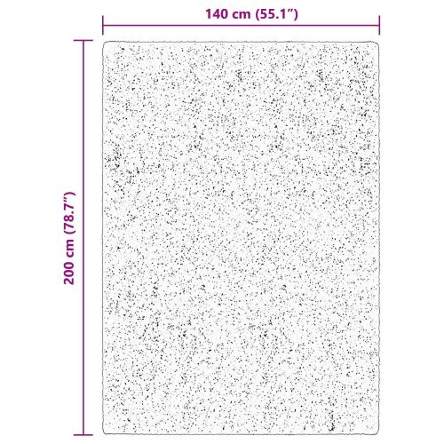 Килими за помещение HUARTE Кафяво 200 x 140 cm Полиестер
