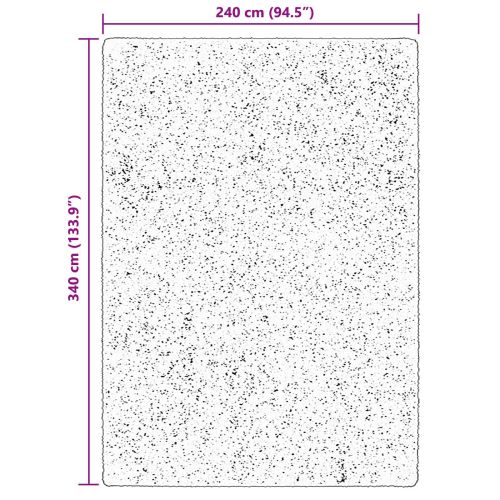 Килими за помещение HUARTE Кафяво 340 x 240 см Полиестер