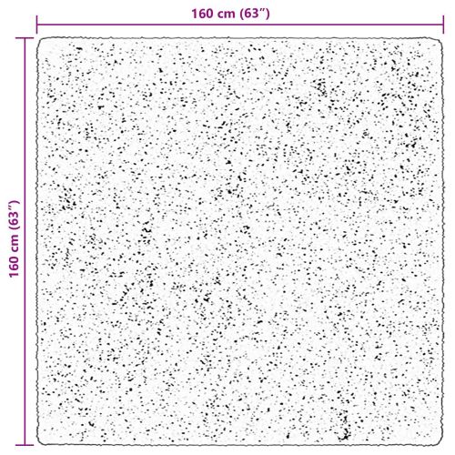 Килими за помещение HUARTE Кафяво 160 x 160 cm Полиестер