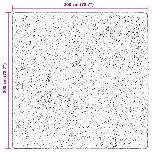 Килими за помещение HUARTE Кафяво 200 x 200 cm Полиестер