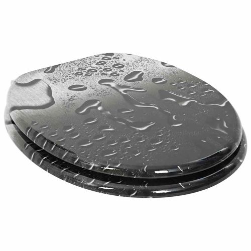 Мека затваряща се тоалетна седалка Сив 44 x 38 см ПДЧ